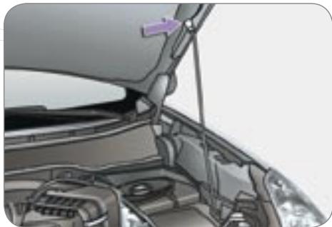 PEUGEOT 4007 - Béquille de capot - 1