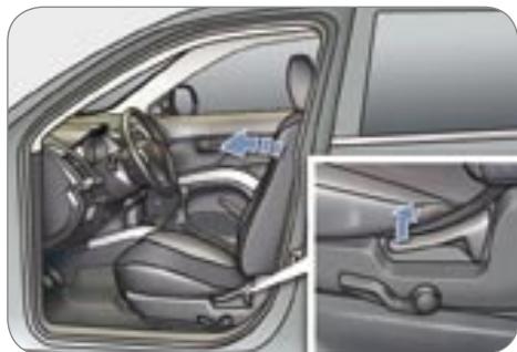 PEUGEOT 4007 - Réglage en hauteur et en inclinaison de l'assise du siège conducteur - 1