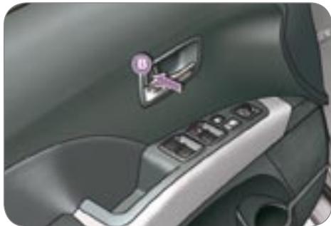 PEUGEOT 4007 - Verrouillage de la porte conducteur - 1