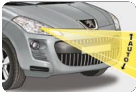 PEUGEOT 4007 - Le réglage automatique des projecteurs - 1
