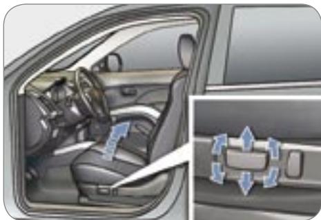 PEUGEOT 4007 - Réglage longitudinal - 1