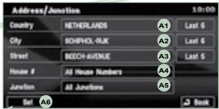PEUGEOT 4007 - Recherche d'une destination par une adresse ou des centres d'intérêt (POI) - 2