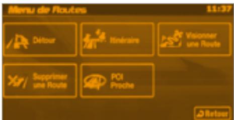 PEUGEOT 4007 - Menu «carte - 1
