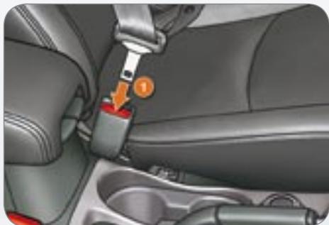 PEUGEOT 4007 - Ceinture avant - 1