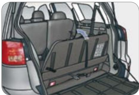 PEUGEOT 4007 - Replier la banquette - 2