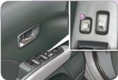PEUGEOT 4007 - Neutralisation des commandes de lève-vitres passager et arrêté - 1