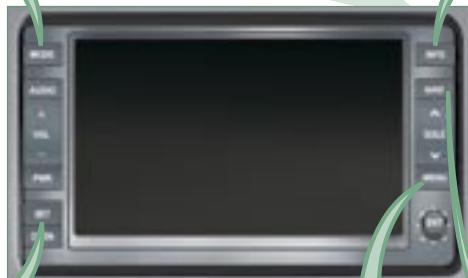 PEUGEOT 4007 - Description des commandes - MENUS - 2