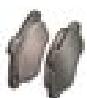 PEUGEOT 4007 - Plaquettes de freins - 1