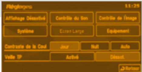 PEUGEOT 4007 - Menu «réglages - 1