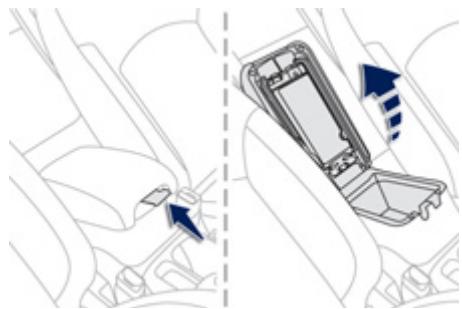 PEUGEOT 4008 - Rangement inférieur - 1