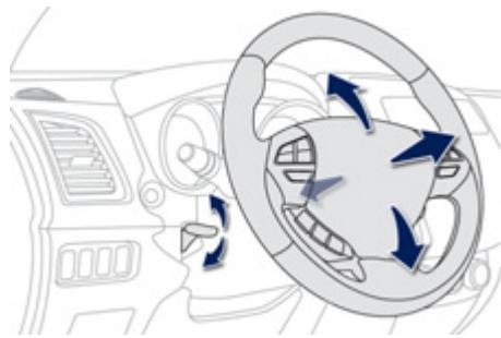 PEUGEOT 4008 - Réglage du volant - 1
