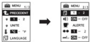 PEUGEOT 4008 - Activation/déactivation de la correspondance de la langue d'affichage entre l'afficheur du combiné et l'écran de navigation* - 2
