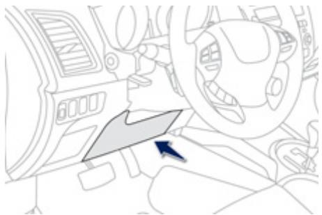 PEUGEOT 4008 - Airbag genoux - 1