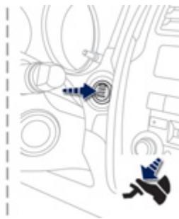 PEUGEOT 4008 - Démarrage avec la clé électronique - 2