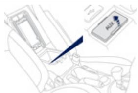 PEUGEOT 4008 - Utiliser l'entree auxiliaire (aux) - 2