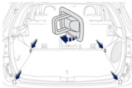 PEUGEOT 4008 - Anneaux d'arrimage - 1
