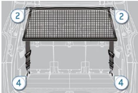 PEUGEOT 5008 - Filet de retenue de charge haute - 4