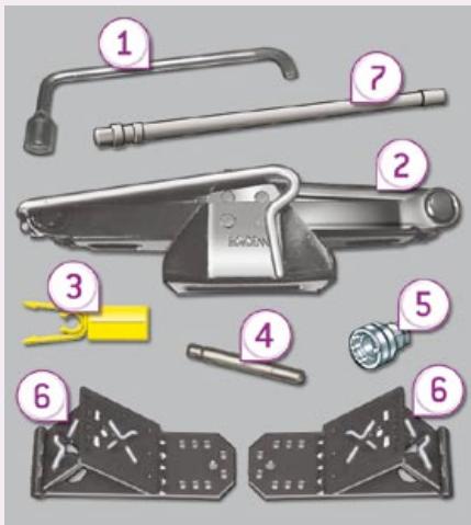 PEUGEOT 5008 - Liste des outillages - 1