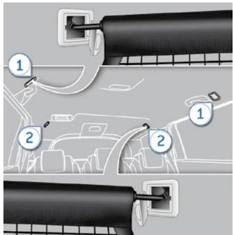 PEUGEOT 5008 - Filet de retenue de charge haute - 2