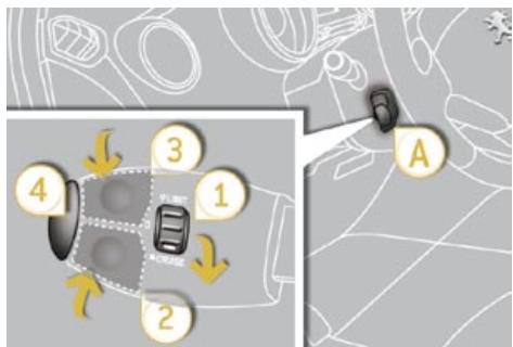 PEUGEOT 5008 - Commandes sous-volant - 1