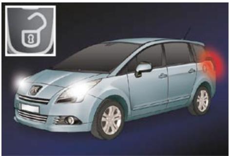 PEUGEOT 5008 - Éclairage d'accueil - 1