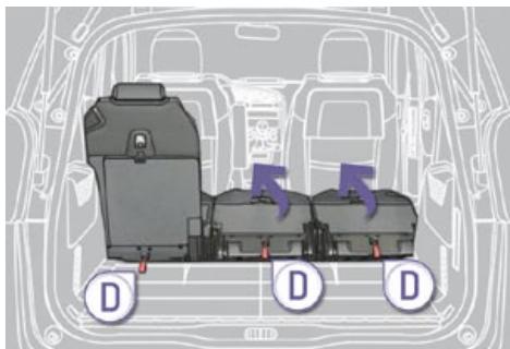 PEUGEOT 5008 - Rabattement du siège depuis le coffre - 1