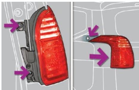 PEUGEOT 5008 - Changement des feux des stop et indicateurs - 1