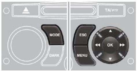 PEUGEOT 5008 - Menu «fonctions audio - 3