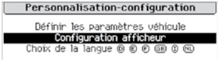 PEUGEOT 5008 - Menu «personnalisation-configuration - 1