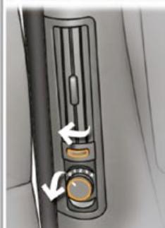 PEUGEOT 5008 - Le réglage de la ventilation arrière - 4