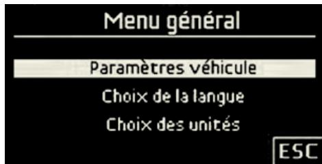 PEUGEOT 5008 - Paramètres véhicule - 1