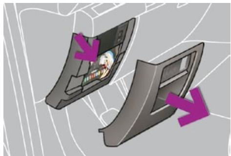 PEUGEOT 5008 - Fusibles dans la planche de bord - 1