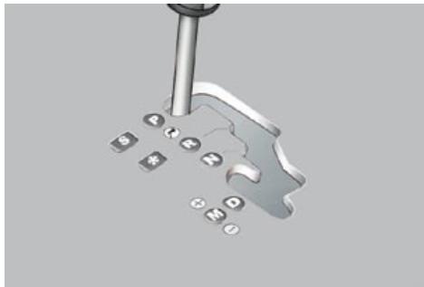 PEUGEOT 5008 - Lever de vitesses - 1