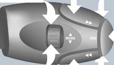 PEUGEOT 5008 - Commandes sous VOLANT - 2
