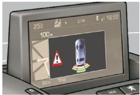 PEUGEOT 5008 - L'aide graphique et SONORE au stationnement avant et/ou arrière - 4