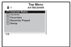 PIONEER VSX 921 & VSX-921 - Appuyez sur HMG pour sélectionner home media gallery comme fonction d'entrée. - 1