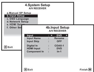 PIONEER VSX 921 & VSX-921 - Appuyez sur receiver de la télécommande, puis sur HOME MENU. - 1