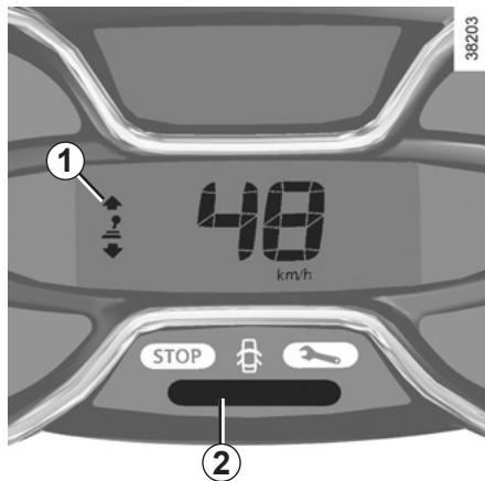 RENAULT CAPTUR - Témoin de changement de vitesse 1 - 3