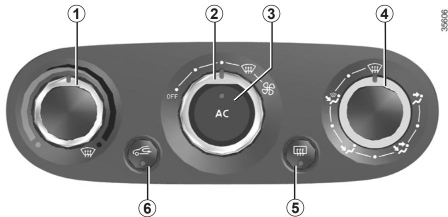 RENAULT CAPTUR - Répartition de l'air dans l'habitacle - 6
