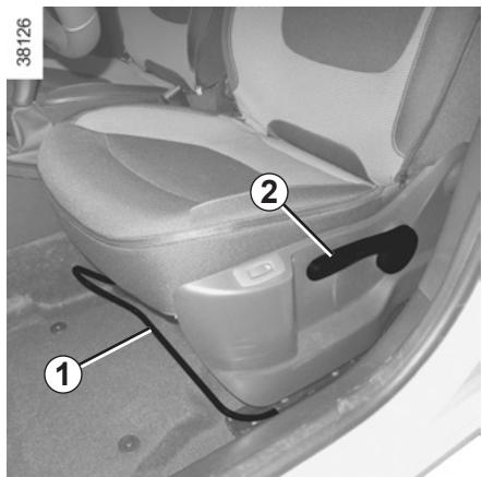RENAULT CAPTUR - Pour remettre l'appuie-tête - 3