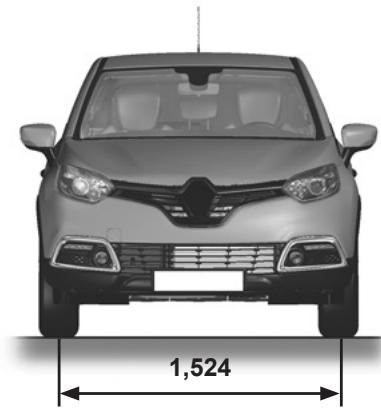 RENAULT CAPTUR - Dimensions (en mètres) - 2