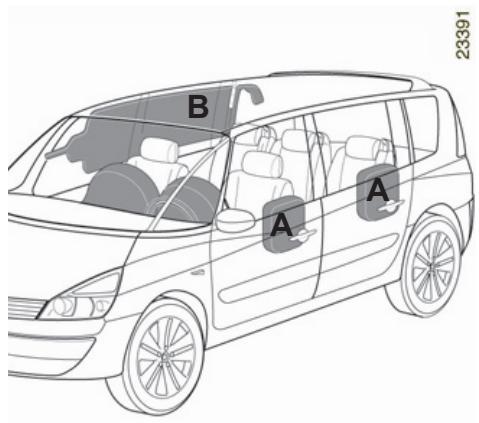 RENAULT monospace ESPACE 3 - SIDE PROTECTION DEVICES - 1