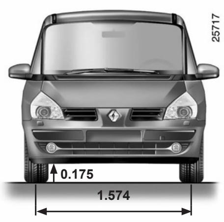 RENAULT monospace ESPACE 3 - Weight transfer - 2