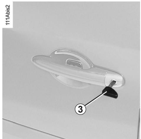 RENAULT monospace ESPACE 3 - LOCKING/UNLOCKING THE DOORS (2/3) - 1