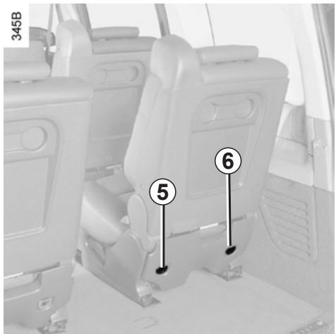 RENAULT monospace ESPACE 3 - To move the seat forwards or back - 2