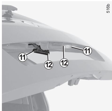 RENAULT monospace ESPACE 3 - REAR LIGHTS: changing bulbs (continued) - 2