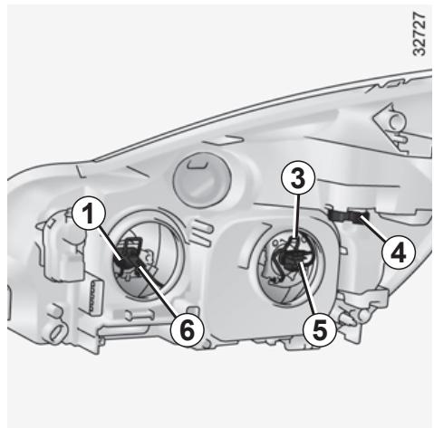 RENAULT monospace ESPACE 3 - Do not touch the bulb glass. Hold it by its base. - 1