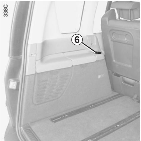 RENAULT monospace ESPACE 3 - PASSenger COMPARTMENT STORAGE/Fittings (2/2) - 1
