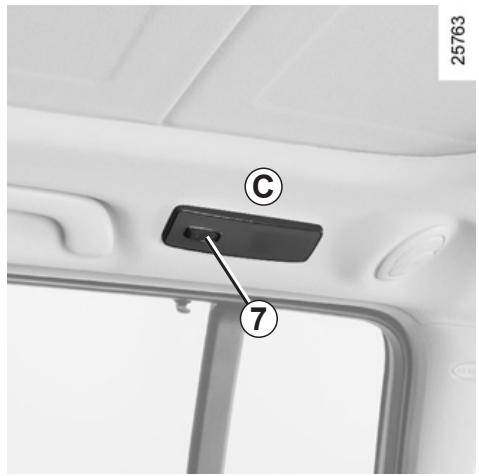 RENAULT monospace ESPACE 3 - INTERIOR LIGHTING (continued) - 1