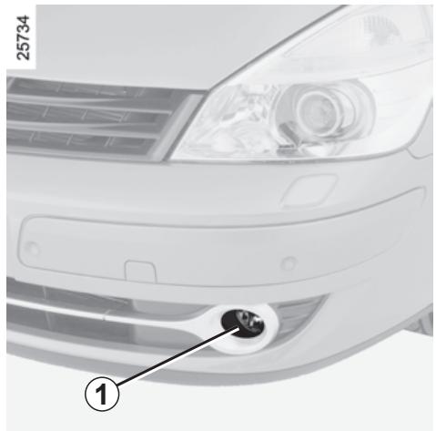 RENAULT monospace ESPACE 3 - HEADLIGHTS: fog lights/additional lights - 1